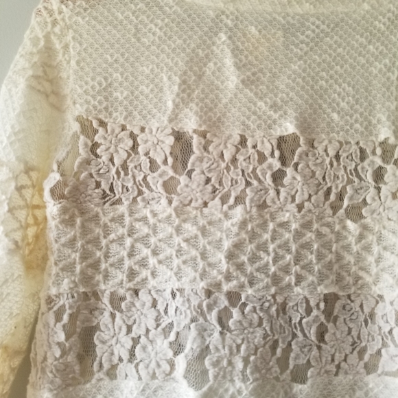 Anthropologie Meadow Rue Acolyte Lace Sweater - Picture 8 of 9